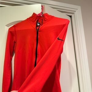 Nike Pro Dri-FIT Red Zip-Up Jacket